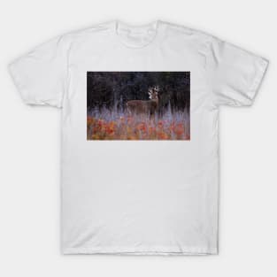 Looking up at royalty - White-tailed Deer T-Shirt